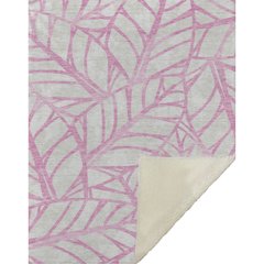 Premium Machine Washable ASB741 Pink 50" x 70" Sherpa Throw Blanket