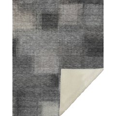 Premium Machine Washable ASB742 Charcoal 50" x 70" Sherpa Throw Blanket