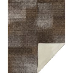 Premium Machine Washable ASB742 Chocolate 50" x 70" Sherpa Throw Blanket