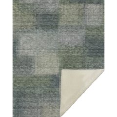 Premium Machine Washable ASB742 Olive 50" x 70" Sherpa Throw Blanket
