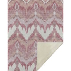 Premium Machine Washable ASB743 Blush 50" x 70" Sherpa Throw Blanket