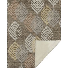 Premium Machine Washable ASB744 Chocolate 50" x 70" Sherpa Throw Blanket