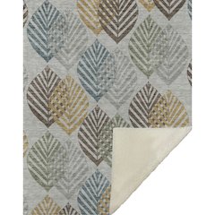 Premium Machine Washable ASB744 Gray 50" x 70" Sherpa Throw Blanket