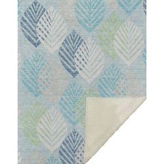 Premium Machine Washable ASB744 Teal 50" x 70" Sherpa Throw Blanket