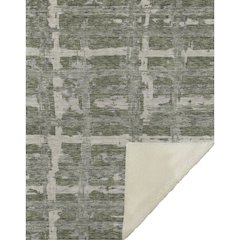 Premium Machine Washable ASB745 Olive 50" x 70" Sherpa Throw Blanket