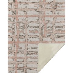 Premium Machine Washable ASB745 Pink 50" x 70" Sherpa Throw Blanket