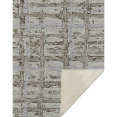 Premium Machine Washable ASB745 Taupe 50" x 70" Sherpa Throw Blanket
