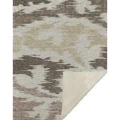 Premium Machine Washable ASB746 Chocolate 50" x 70" Sherpa Throw Blanket
