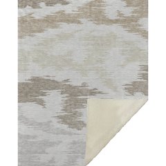 Premium Machine Washable ASB746 Ivory 50" x 70" Sherpa Throw Blanket