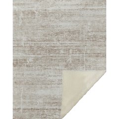 Premium Machine Washable ASB747 Beige 50" x 70" Sherpa Throw Blanket