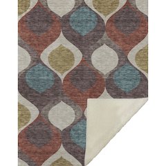 Premium Machine Washable ASB749 Brown 50" x 70" Sherpa Throw Blanket