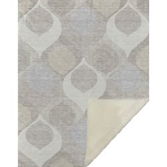Premium Machine Washable ASB749 Ivory 50" x 70" Sherpa Throw Blanket