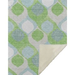 Premium Machine Washable ASB749 Lime 50" x 70" Sherpa Throw Blanket