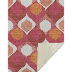 Premium Machine Washable ASB749 Pink 50" x 70" Sherpa Throw Blanket