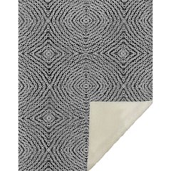 Premium Machine Washable ASB74 Shadow 50" x 70" Sherpa Throw Blanket