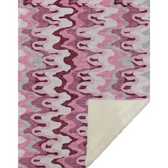 Premium Machine Washable ASB750 Blush 50" x 70" Sherpa Throw Blanket
