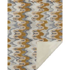 Premium Machine Washable ASB750 Terracotta 50" x 70" Sherpa Throw Blanket