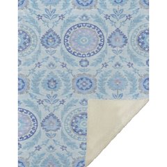 Premium Machine Washable ASB751 Sky 50" x 70" Sherpa Throw Blanket