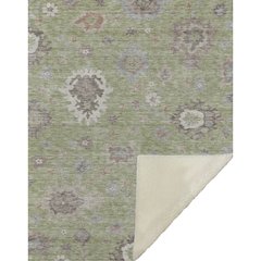 Premium Machine Washable ASB753 Aloe 50" x 70" Sherpa Throw Blanket