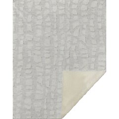 Premium Machine Washable ASB754 Ivory 50" x 70" Sherpa Throw Blanket