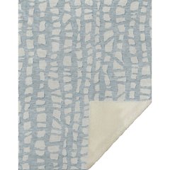 Premium Machine Washable ASB754 Sky 50" x 70" Sherpa Throw Blanket