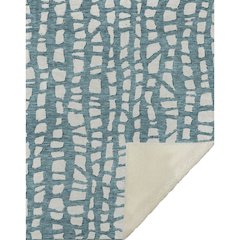 Premium Machine Washable ASB754 Teal 50" x 70" Sherpa Throw Blanket