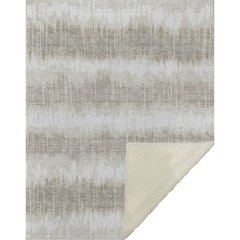 Premium Machine Washable ASB755 Ivory 50" x 70" Sherpa Throw Blanket