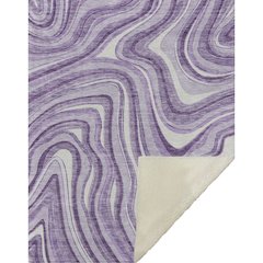 Premium Machine Washable ASB756 Lavender 50" x 70" Sherpa Throw Blanket