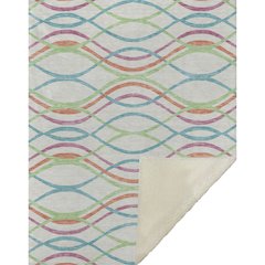 Premium Machine Washable ASB757 White 50" x 70" Sherpa Throw Blanket