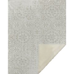 Premium Machine Washable ASB758 Ivory 50" x 70" Sherpa Throw Blanket
