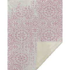 Premium Machine Washable ASB758 Pink 50" x 70" Sherpa Throw Blanket