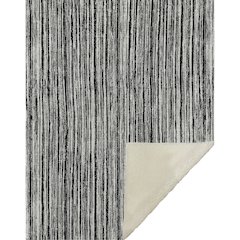 Premium Machine Washable ASB760 Black 50" x 70" Sherpa Throw Blanket
