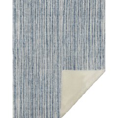 Premium Machine Washable ASB760 Blue 50" x 70" Sherpa Throw Blanket