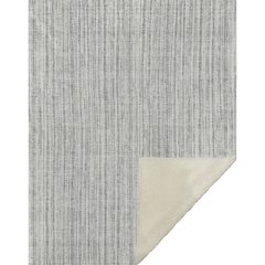 Premium Machine Washable ASB760 Gray 50" x 70" Sherpa Throw Blanket