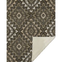 Premium Machine Washable ASB761 Fudge 50" x 70" Sherpa Throw Blanket