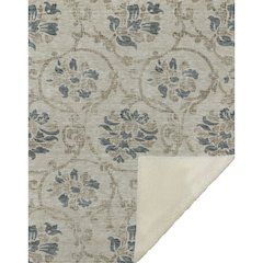 Premium Machine Washable ASB762 Beige 50" x 70" Sherpa Throw Blanket