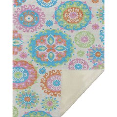 Premium Machine Washable ASB763 White 50" x 70" Sherpa Throw Blanket