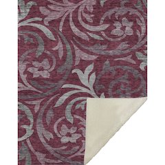 Premium Machine Washable ASB764 Garnet 50" x 70" Sherpa Throw Blanket