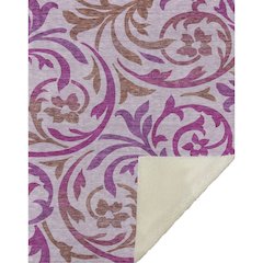 Premium Machine Washable ASB764 Lavender 50" x 70" Sherpa Throw Blanket