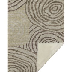 Premium Machine Washable ASB765 Brown 50" x 70" Sherpa Throw Blanket