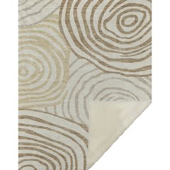 Premium Machine Washable ASB765 Gold 50" x 70" Sherpa Throw Blanket