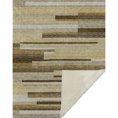 Premium Machine Washable ASB766 Khaki 50" x 70" Sherpa Throw Blanket