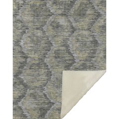 Premium Machine Washable ASB767 Gray 50" x 70" Sherpa Throw Blanket