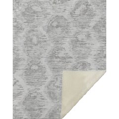 Premium Machine Washable ASB767 Ivory 50" x 70" Sherpa Throw Blanket