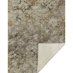 Premium Machine Washable ASB768 Beige 50" x 70" Sherpa Throw Blanket