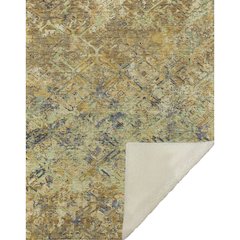 Premium Machine Washable ASB768 Gold 50" x 70" Sherpa Throw Blanket