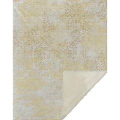 Premium Machine Washable ASB769 Gold 50" x 70" Sherpa Throw Blanket