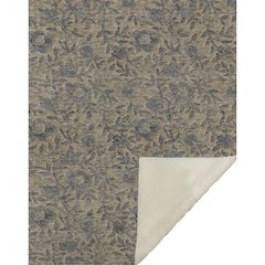 Premium Machine Washable ASB771 Khaki 50" x 70" Sherpa Throw Blanket