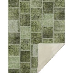 Premium Machine Washable ASB772 Olive 50" x 70" Sherpa Throw Blanket