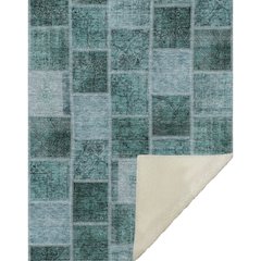 Premium Machine Washable ASB772 Teal 50" x 70" Sherpa Throw Blanket